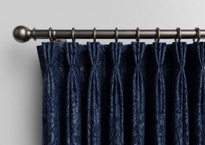 Tiverton, Indigo - Made to Measure Curtains - Image 11